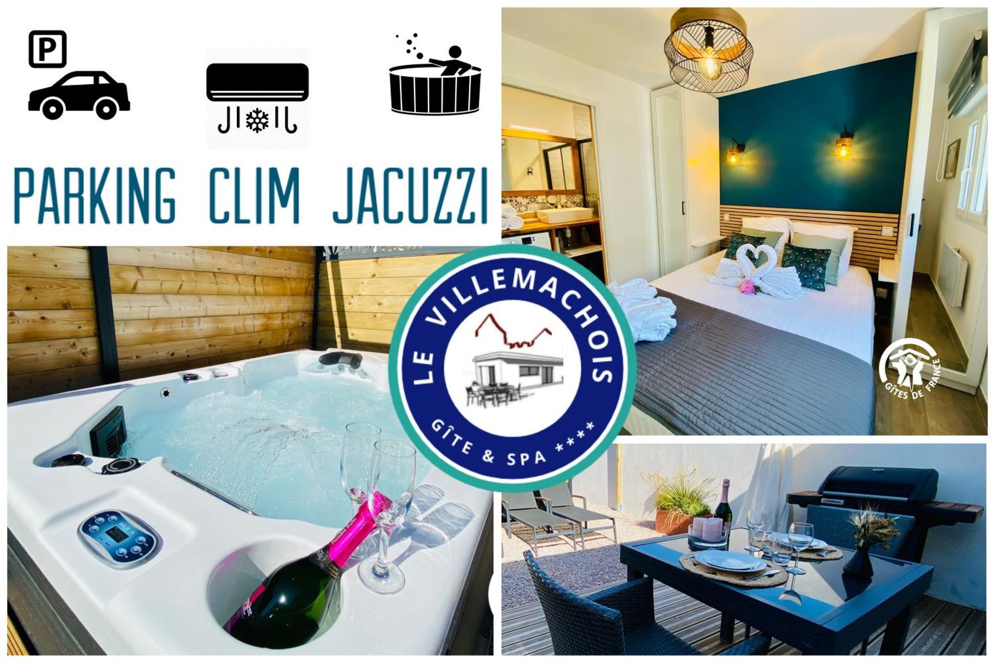 Gite & Spa Le Villemachois - 4 Etoiles - Jacuzzi Couvert - Calme Et Independant - Clim - Parking - 5 Min Carcassonne Villemoustaussou エクステリア 写真