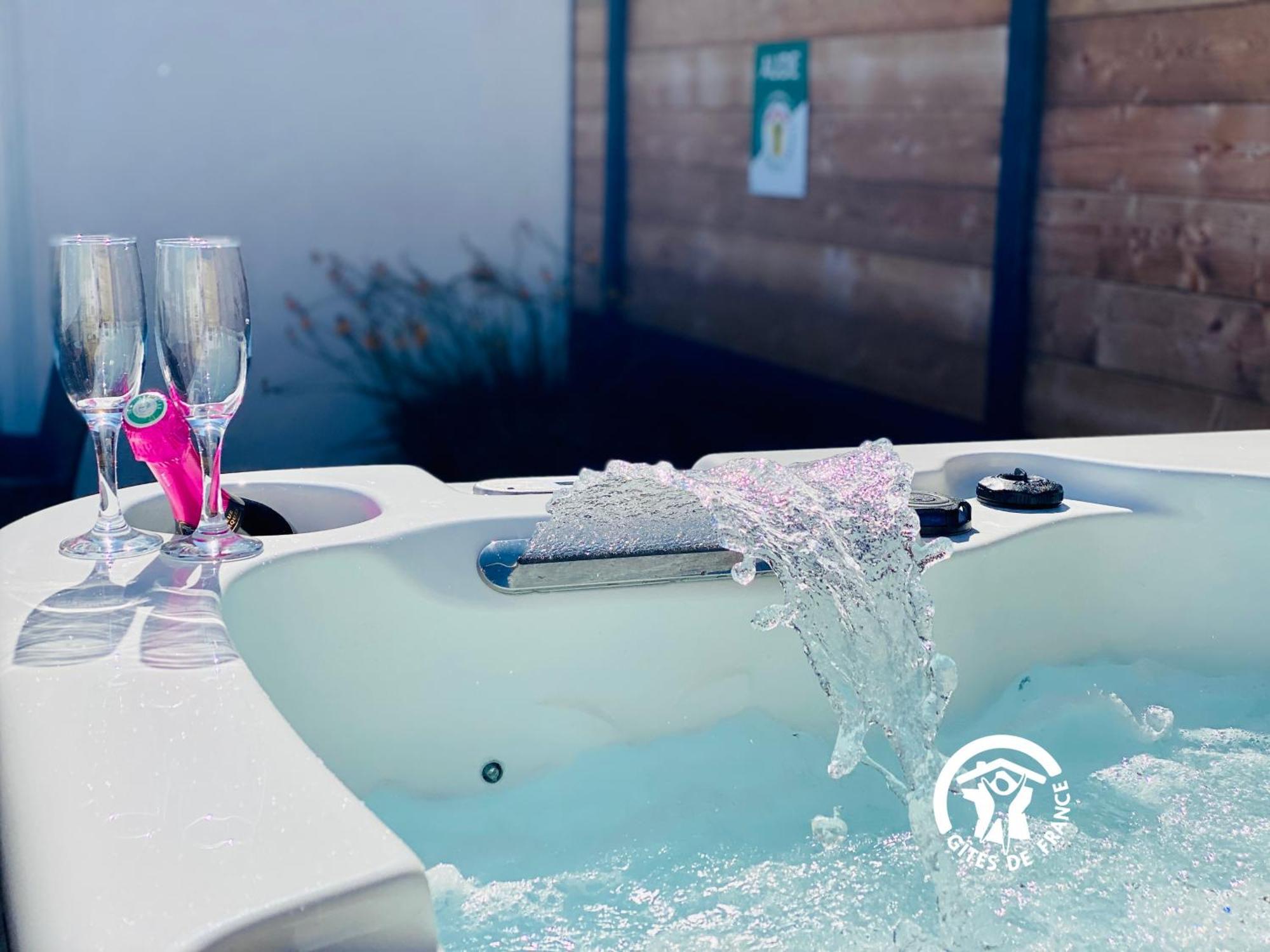 Gite & Spa Le Villemachois - 4 Etoiles - Jacuzzi Couvert - Calme Et Independant - Clim - Parking - 5 Min Carcassonne Villemoustaussou エクステリア 写真